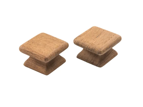 Whitecap Teak Square Drawer Knob - 1-1/8" - 2 Pack - Image 3