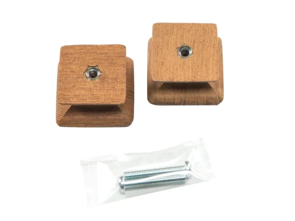 Whitecap Teak Square Drawer Knob - 1-1/8" - 2 Pack - Image 4