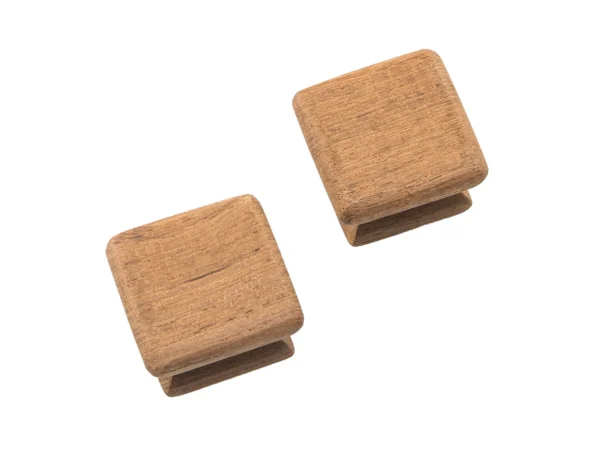 Whitecap Teak Square Drawer Knob - 1-1/8" - 2 Pack