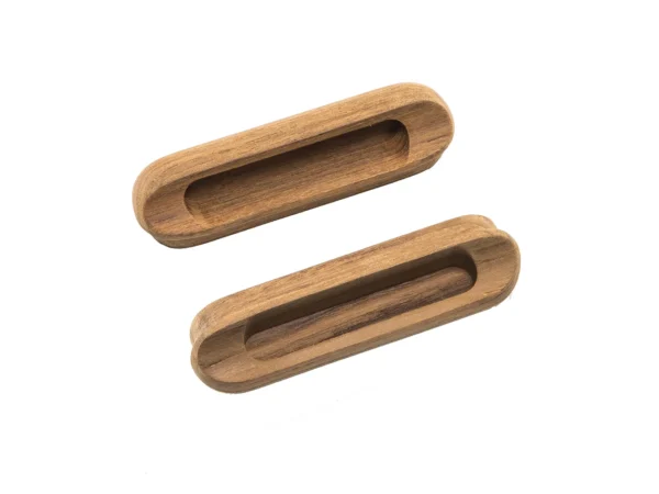 Whitecap Teak Oblong Drawer Pull - 4-1/16"L - 2 Pack - Image 4