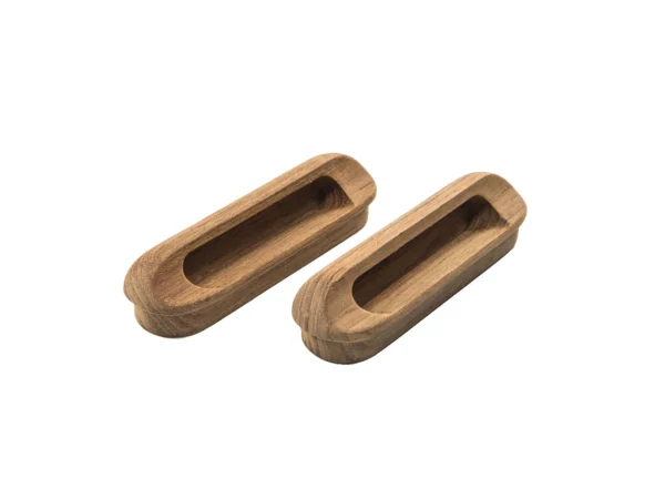 Whitecap Teak Oblong Drawer Pull - 4-1/16"L - 2 Pack - Image 5