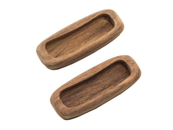 Whitecap Teak Rectangular Drawer Pull - 3-1/4"L - 2 Pack