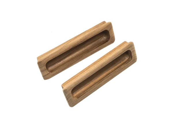 Whitecap Teak Large Rectangular Drawer Pull - 4-1/2"L - 2 Pack - Image 3