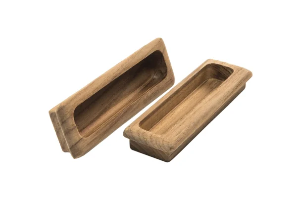 Whitecap Teak Large Rectangular Drawer Pull - 4-1/2"L - 2 Pack - Image 4