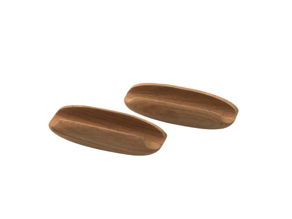 Whitecap Teak Oval Drawer Pull - 4"L - 2 Pack - Image 2