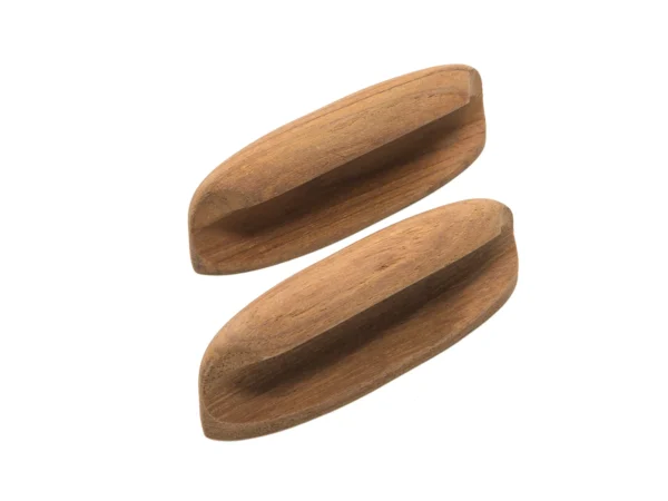 Whitecap Teak Oval Drawer Pull - 4"L - 2 Pack - Image 3