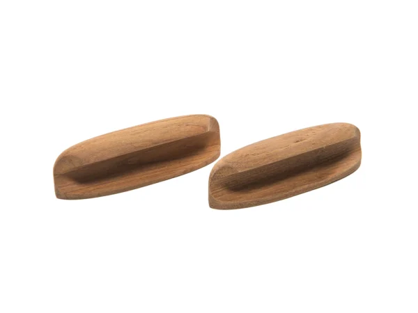 Whitecap Teak Oval Drawer Pull - 4"L - 2 Pack