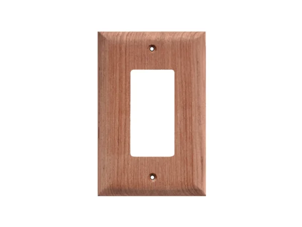 Whitecap Teak Ground Fault Outlet Cover/Receptacle Plate