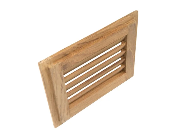 Whitecap Teak Louvered Insert - 7-1/2" x 9-1/8" x 3/4" - Image 2