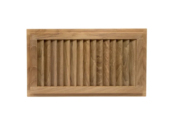 Whitecap Teak Louvered Insert - 16" x 9-1/8" x 3/4" - Image 2