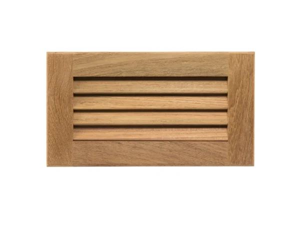 Whitecap Teak Louvered Insert - 6-3/8" x 11-3/16" x 3/4"