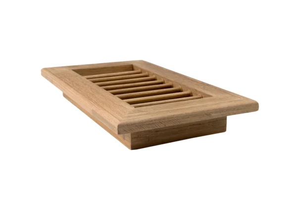 Whitecap Teak Air Conditioning Vent - 9-3/4" x 5-3/4" x 1-1/2" - Image 2