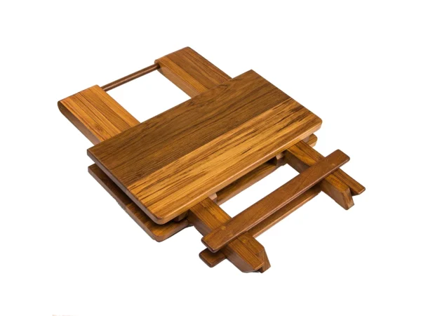 Whitecap Teak Solid Top Fold Away Table - Image 3