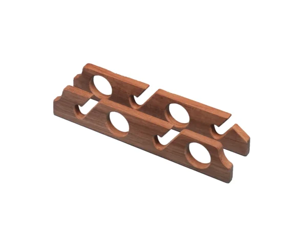 Whitecap Teak Four-Rod Storage Rack - Pair