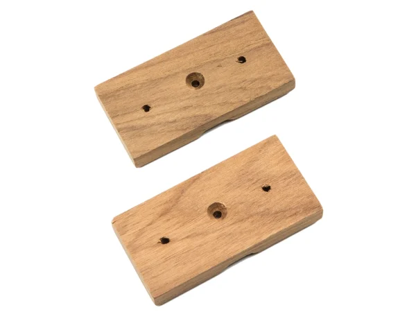 Whitecap Teak Rod Storage Rack Mounting Brackets - Pair