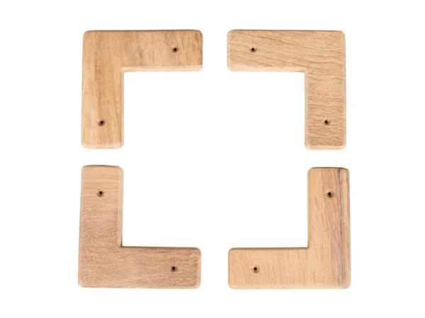 Whitecap Teak Cooler/Box Chocks - 4 Pack