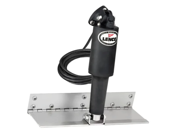 Lenco 4" x 12" Limited Space Trim Tab Kit w/o Switch Kit 12V - Standard Finish - Standard Actuator