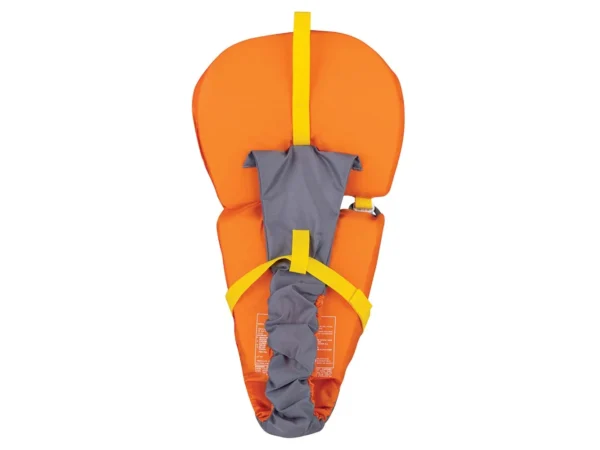 Full Throttle Baby-Safe Vest - Infant to 30lbs - Orange/Grey - Image 2