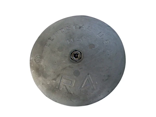 Tecnoseal R4 Rudder Anode - Zinc - 5" Diameter x 5/8" Thickness