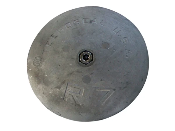 Tecnoseal R7 Rudder Anode - Zinc - 6-1/2" Diameter