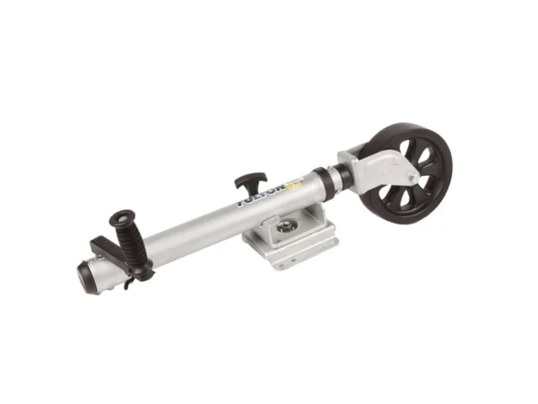 Fulton XLT 1500 lbs. Swing Away Bolt-On Jack w/12" Travel & 8" Poly Wheel - Sharkskin Finish