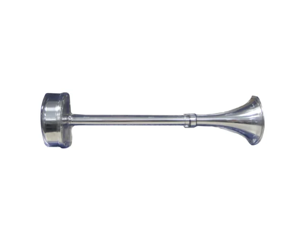 Schmitt Marine Standard Single Trumpet Horn - 12V - Stainless Exterior