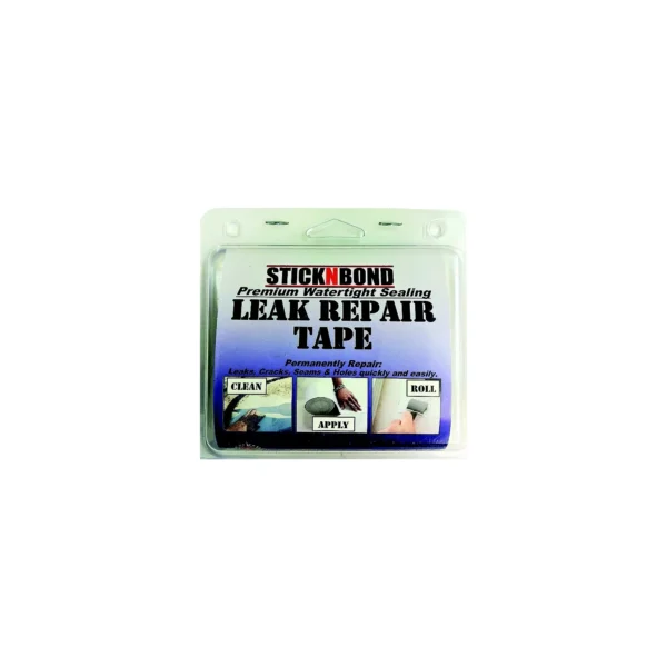 Leisure Time 60021 StickNBond 4" x 60' White Patch Kit for RV Repairs