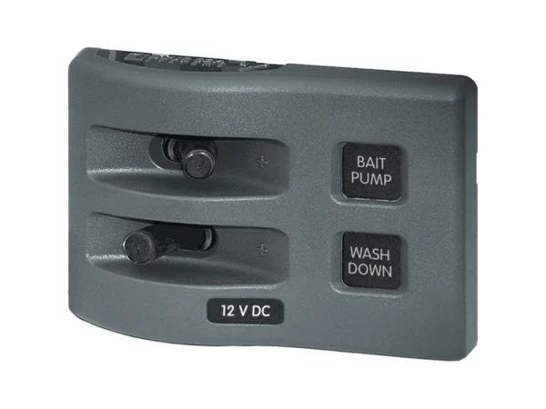 Blue Sea 4303 WeatherDeck® 12V DC Waterproof Switch Panel - 2 Position