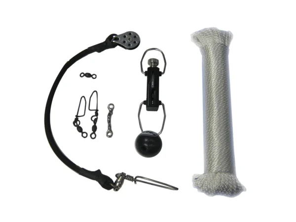 Rupp Center Rigging Kit w/Klickers - White Nylon 50'