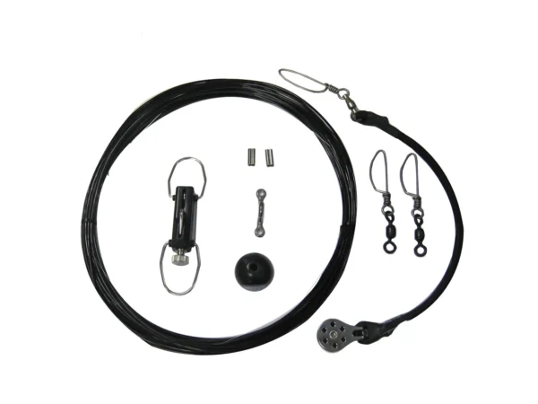 Rupp Center Rigging Kit w/Klickers - Black Mono 50'