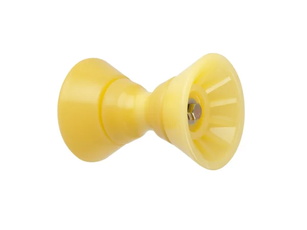 C.E. Smith 4" Bow Bell Roller Assembly - Yellow TPR