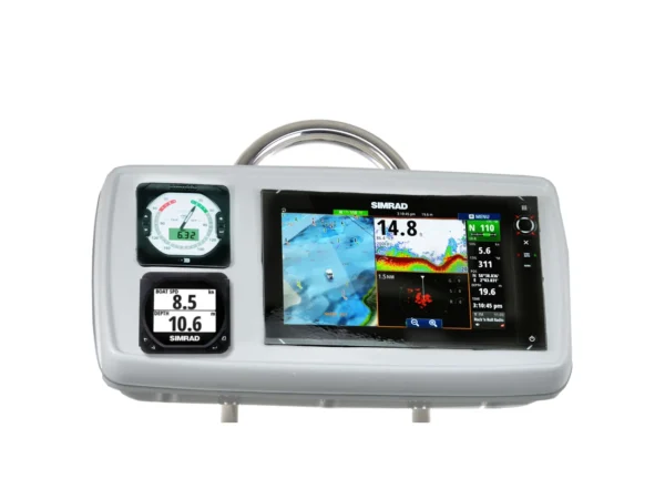 NavPod GP1176 SystemPod Pre-Cut f/Simrad NSS12 evo2 or B&G Zeus² 12 & 2 Instruments f/9.5" Wide Guard