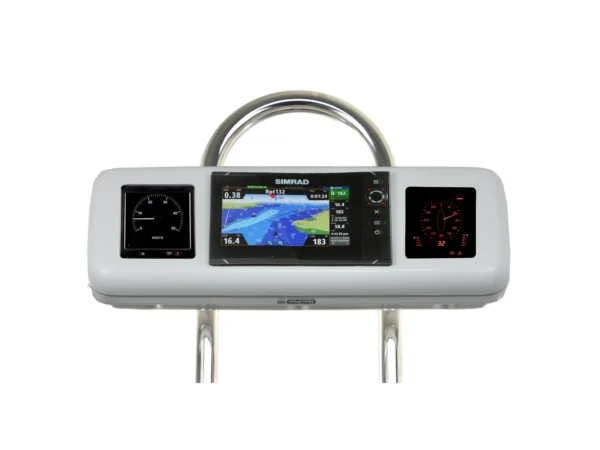 NavPod GP1606 SystemPod Pre-Cut f/Simrad NSS7 evo2 or B&G Zeus² 7 & 2 Instruments f/9.5" Wide Guard