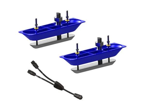 Navico StructureScan™HD Sonar Stainless Steel Thru-Hull Transducer (Pair) w/Y-Cable