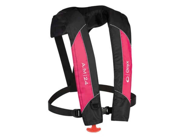 Onyx A/M-24 Automatic/Manual Inflatable PFD Life Jacket - Pink