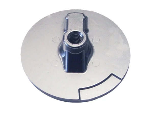 Tecnoseal Trim Plate Anode - Zinc Flat Mercury Alpha f/Engines