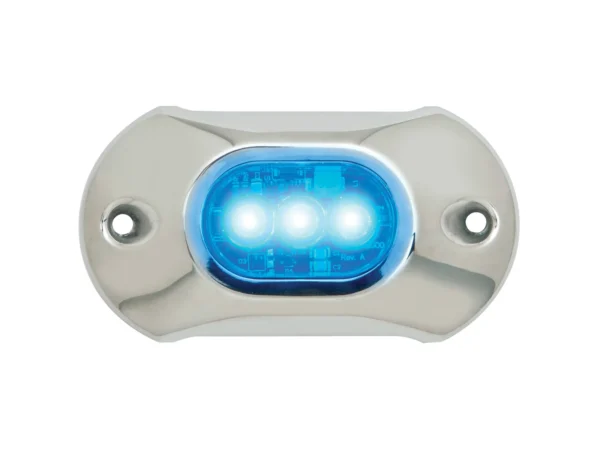 Attwood Light Armor Underwater LED Light - 3 LEDs - Blue