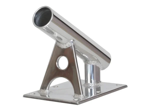 Lee's MX Pro Series Fixed Angle Center Rigger Holder - 30° - 1.5" ID - Bright Silver