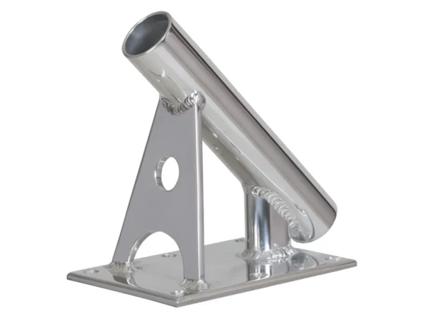 Lee's MX Pro Series Fixed Angle Center Rigger Holder - 45° - 1.5" ID - Bright Silver