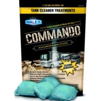 Walex Commando™ Black Holding Tank Cleaner, Dissolvable Packet 4/Pk