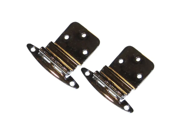 Perko Chrome Plated Brass 3/8" Inset Hinges