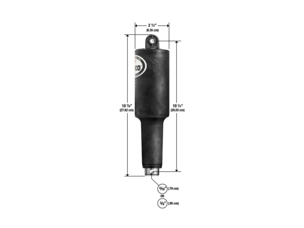 Lenco 101XDS Short Extreme Duty Actuator - 12V - 2-1/4" Stroke w/5/16" Hardware