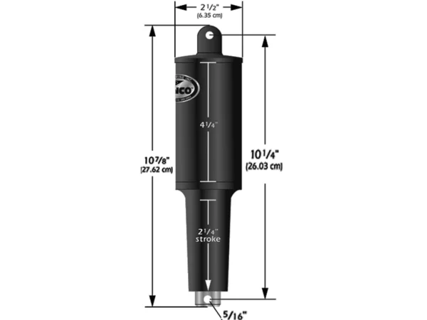 Lenco 12V 1-1/4" Stroke 5 Lobe Actuator - 5/16" - 3/8"