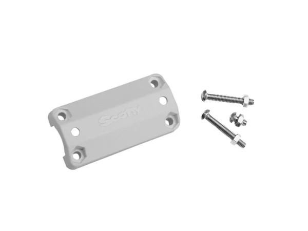 Scotty 242 Rail Mount Adapter - 7/8"-1" - White