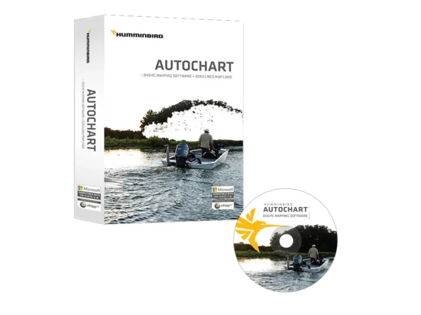 Humminbird Autochart DVD PC Mapping Software w/Zero Lines Map Card