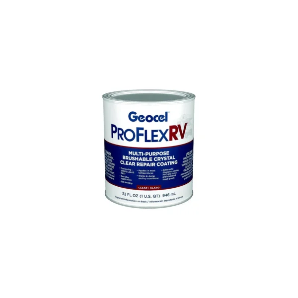 Geocel Pro Flex® Instant Roof Repair, Qt. Crystal Clear