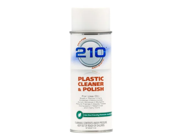 Camco 210 Plastic Cleaner Polish 14oz Spray