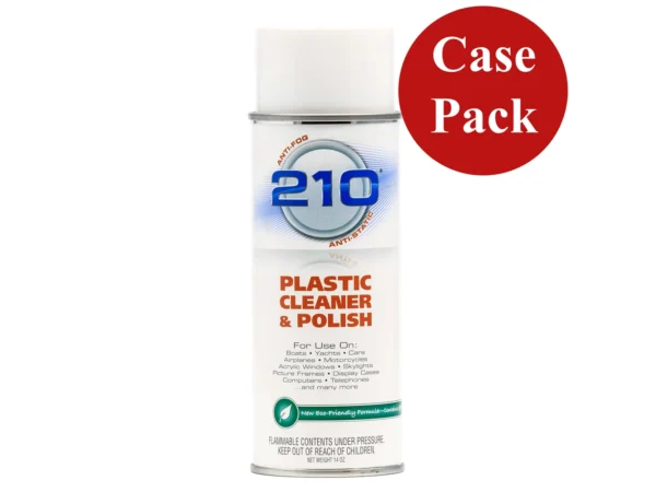 Camco 210 Plastic Cleaner Polish - 14oz Spray - Case of 12