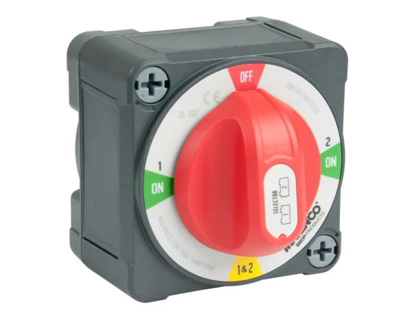 BEP Pro Installer 400A EZ-Mount Battery Selector Switch (1-2-Both-Off)