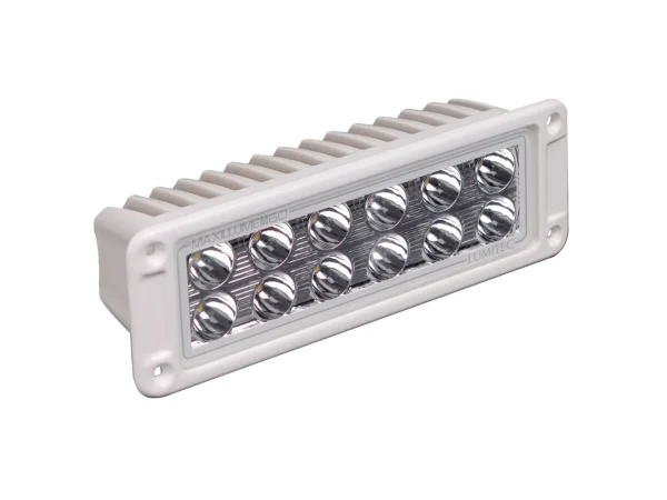 Lumitec Maxillumeh60 - Flush Mount Flood Light - White Housing - White Dimming